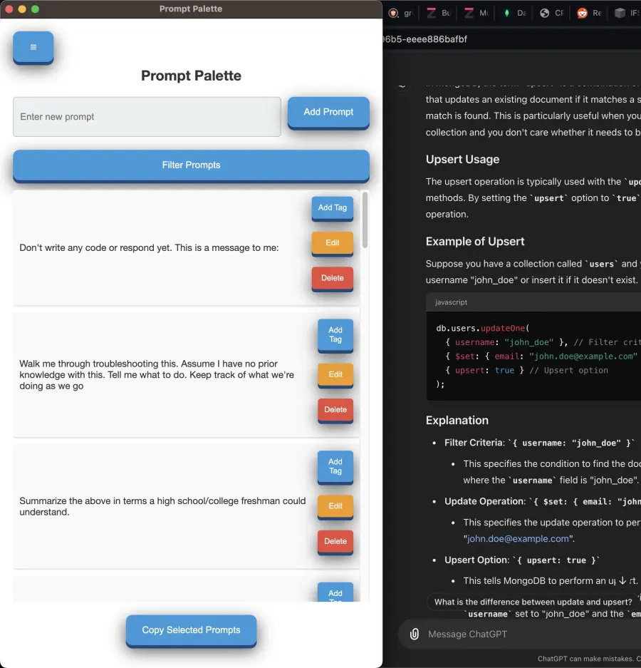 Prompt Palette extension preview